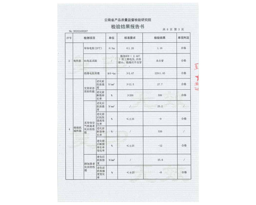 檢驗結(jié)果報告書