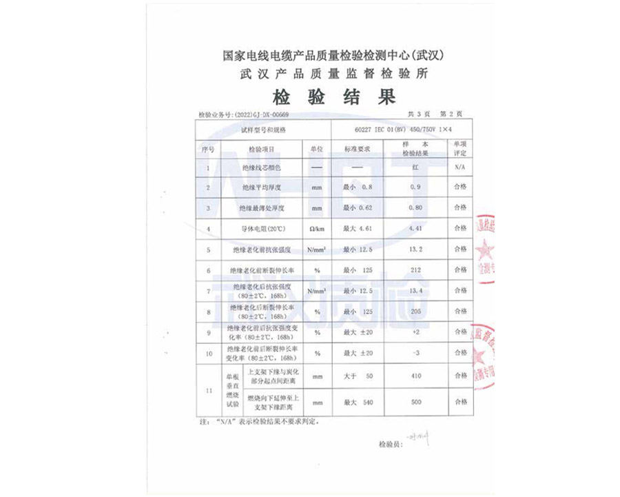 檢驗(yàn)報(bào)告